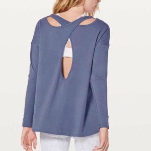 Lululemon Back Into It Purple Long Sleeve